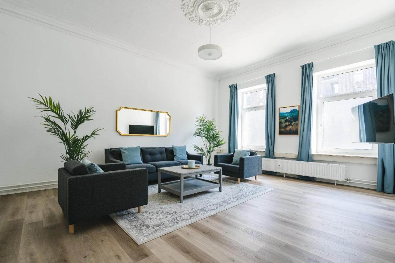 Zentral Gelegenes Premium-Apartment Mit Viel Tageslicht Hamburg Dış mekan fotoğraf